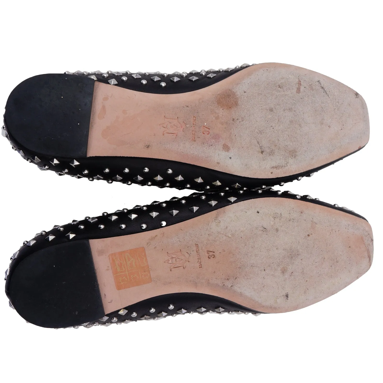 ALEXANDER MCQUEEN STUDDED FLAT LOAFER