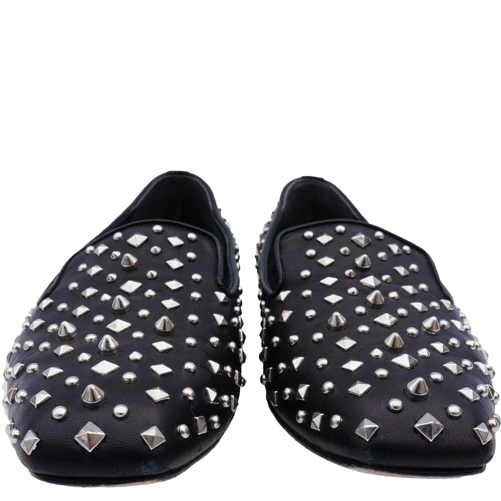 ALEXANDER MCQUEEN STUDDED FLAT LOAFER