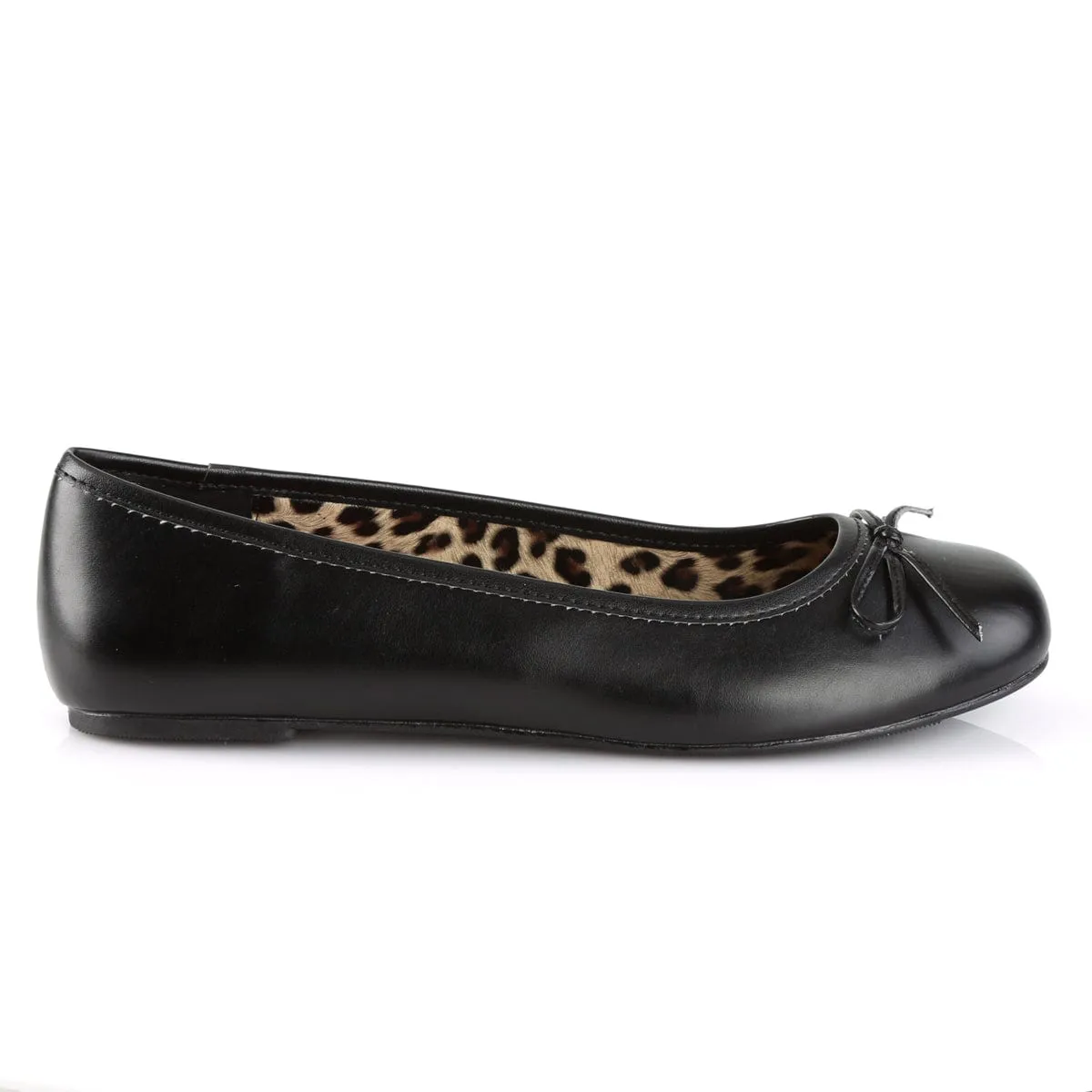 ANNA-01 Black Faux Leather