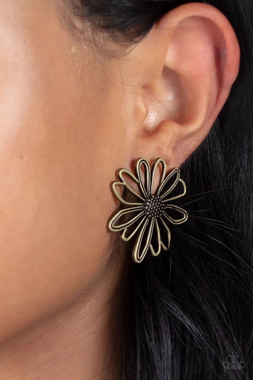 Artisan Arbor Brass Paparazzi Earrings