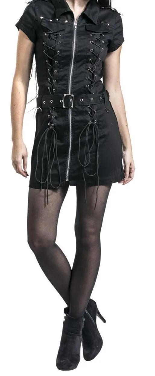 Banned Alt - MOD DRESS - Women's Black Dress