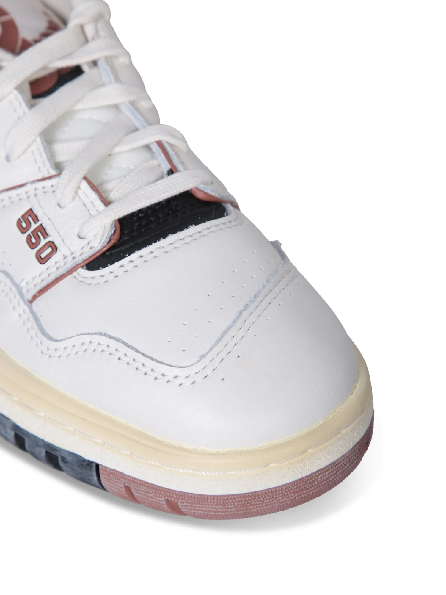 BB550 white/brown sneakers