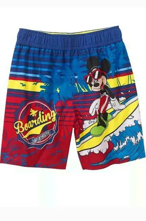Boys Mickey Mouse Swim Shorts Trunk