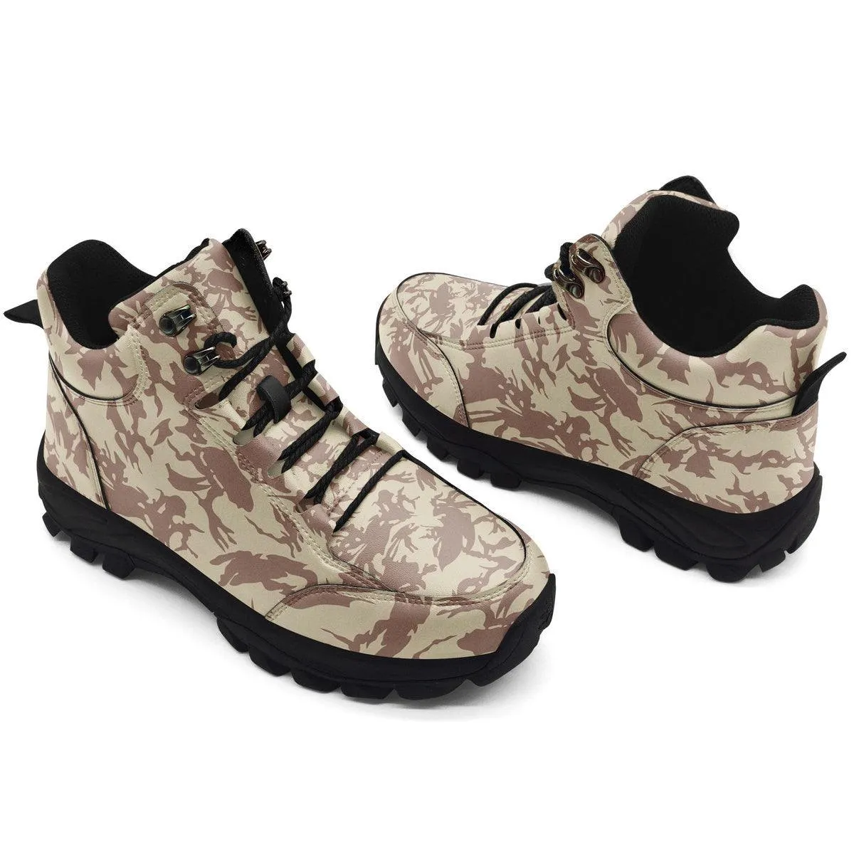 Bristish Desert (DPM) Camo Pattern Hiking Shoes