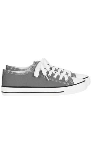 Canvas Sneakers Grijs