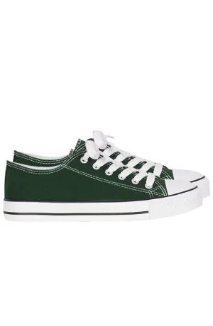Canvas Sneakers Legergroen