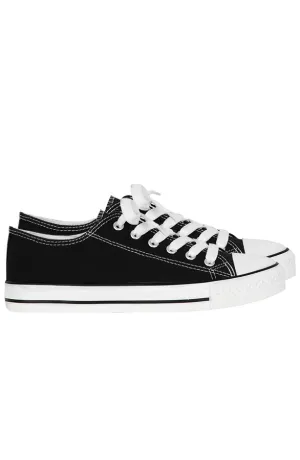 Canvas Sneakers Zwart
