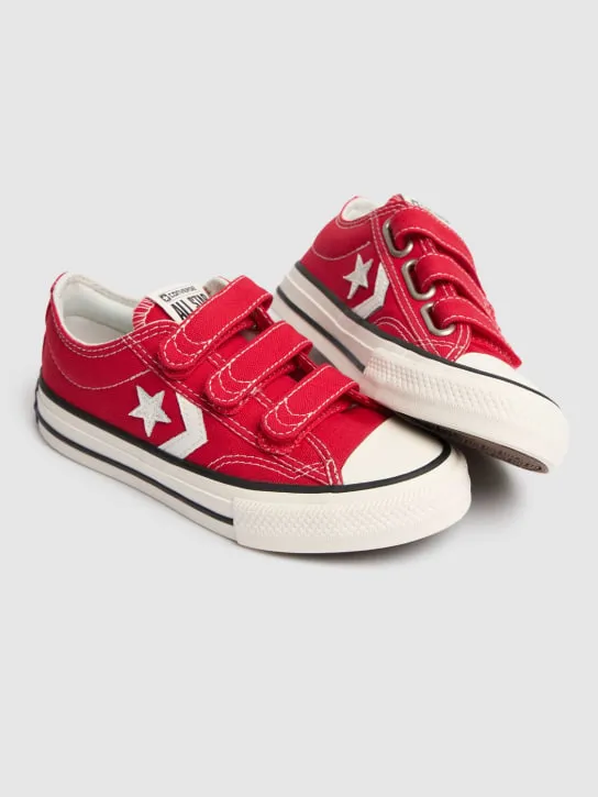Converse   Cotton canvas strap sneakers 
