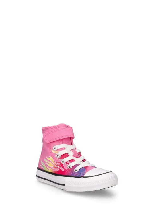 Converse   Flame printed lace-up high sneakers 