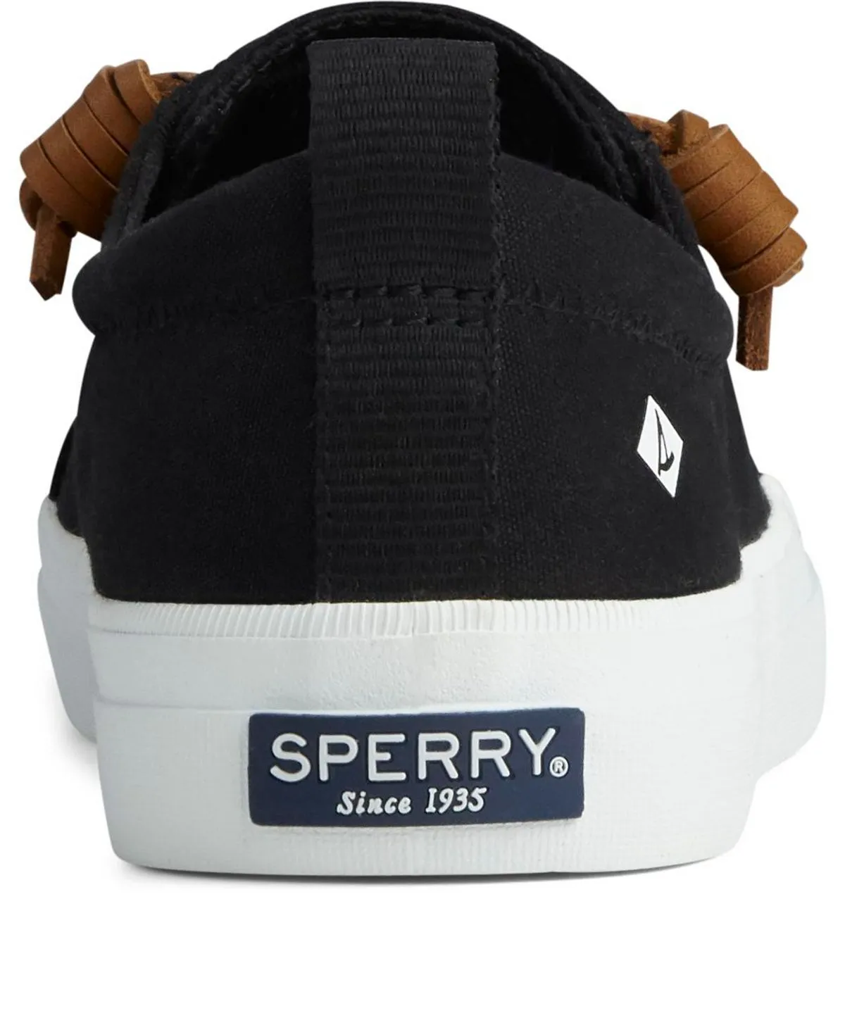 Crest Vibe Sperry Women's Canvas Sneakers, Black