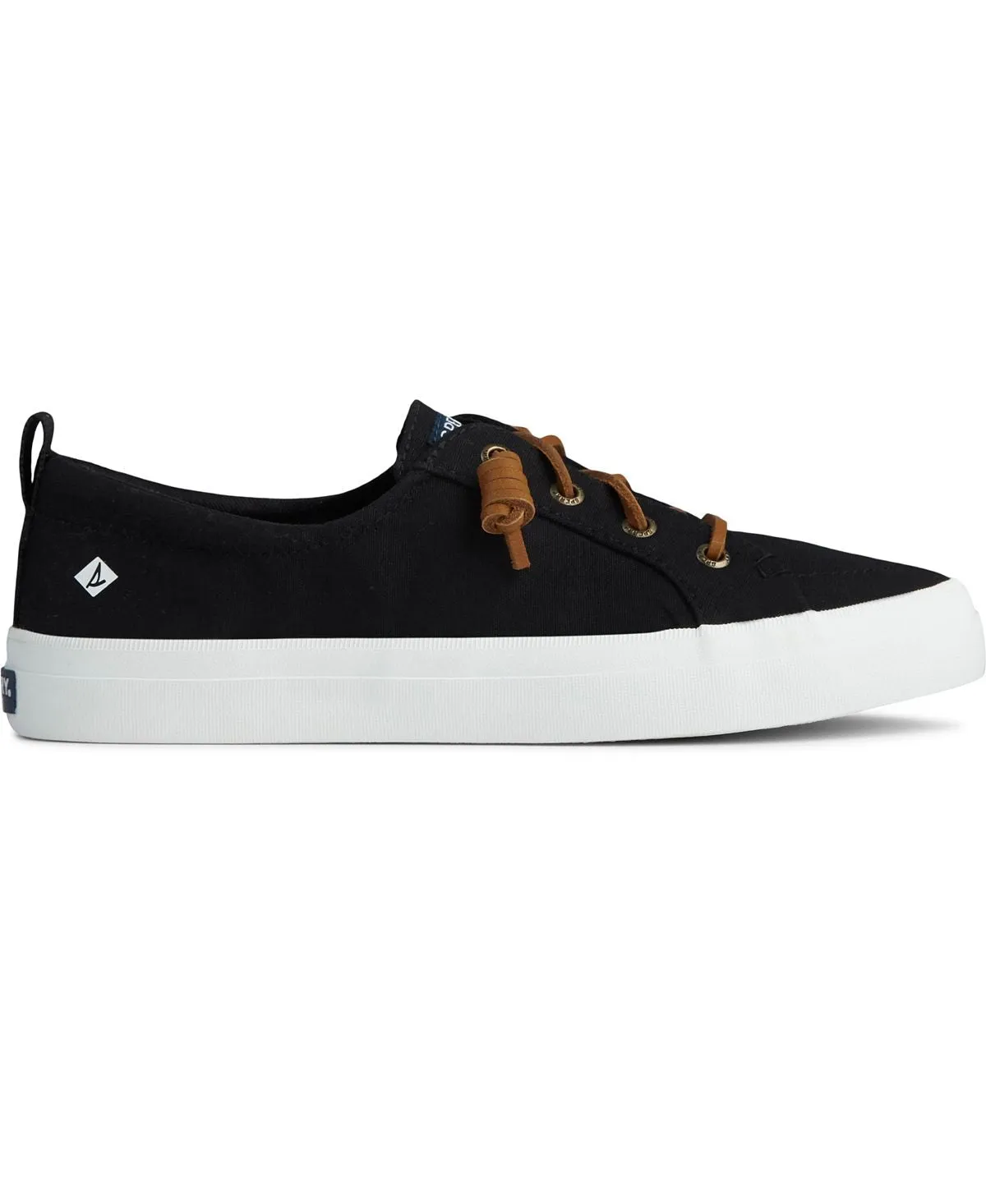 Crest Vibe Sperry Women's Canvas Sneakers, Black
