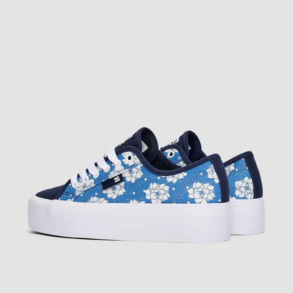 DC Manual Platform Shoes - Denim - Womens