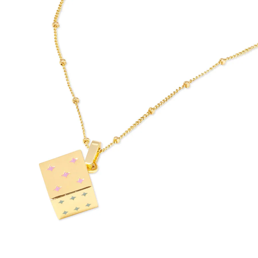 Dice Gold Necklace