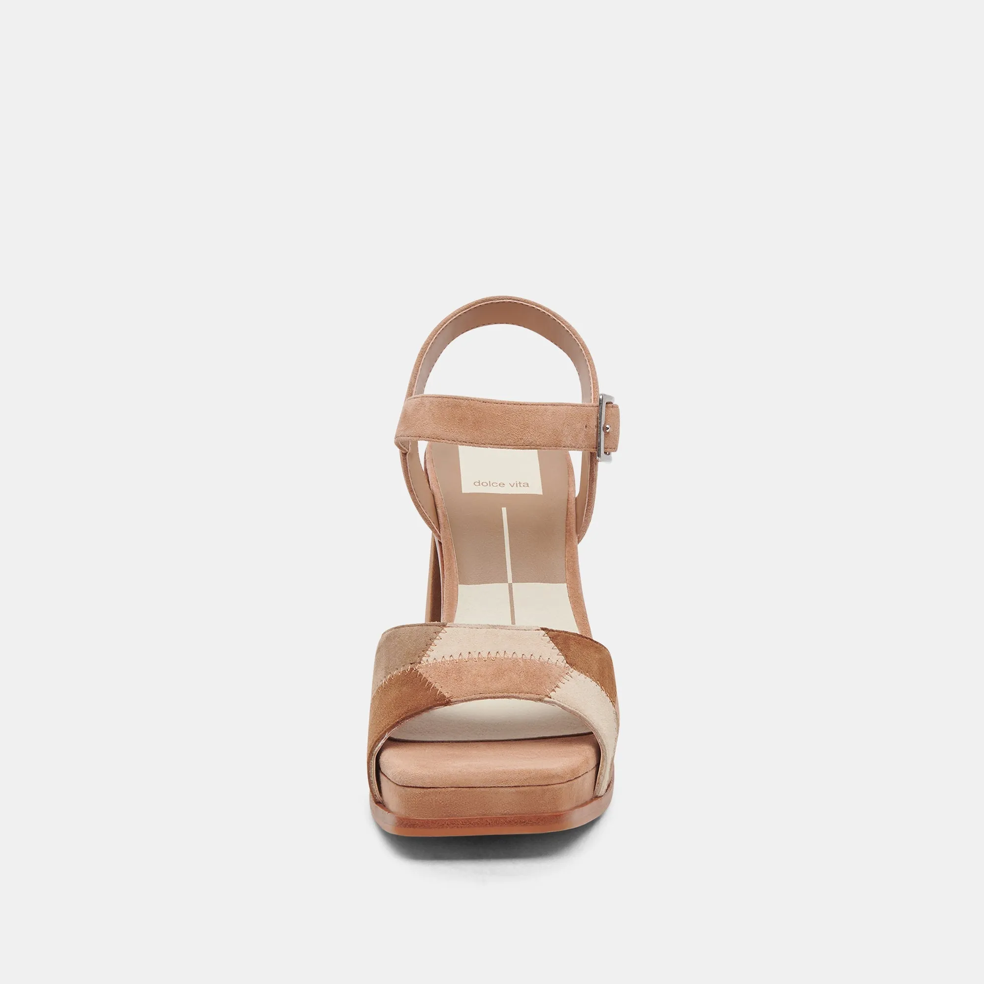 Dolce Vita Aubrey Heels in Brown Multi Suede