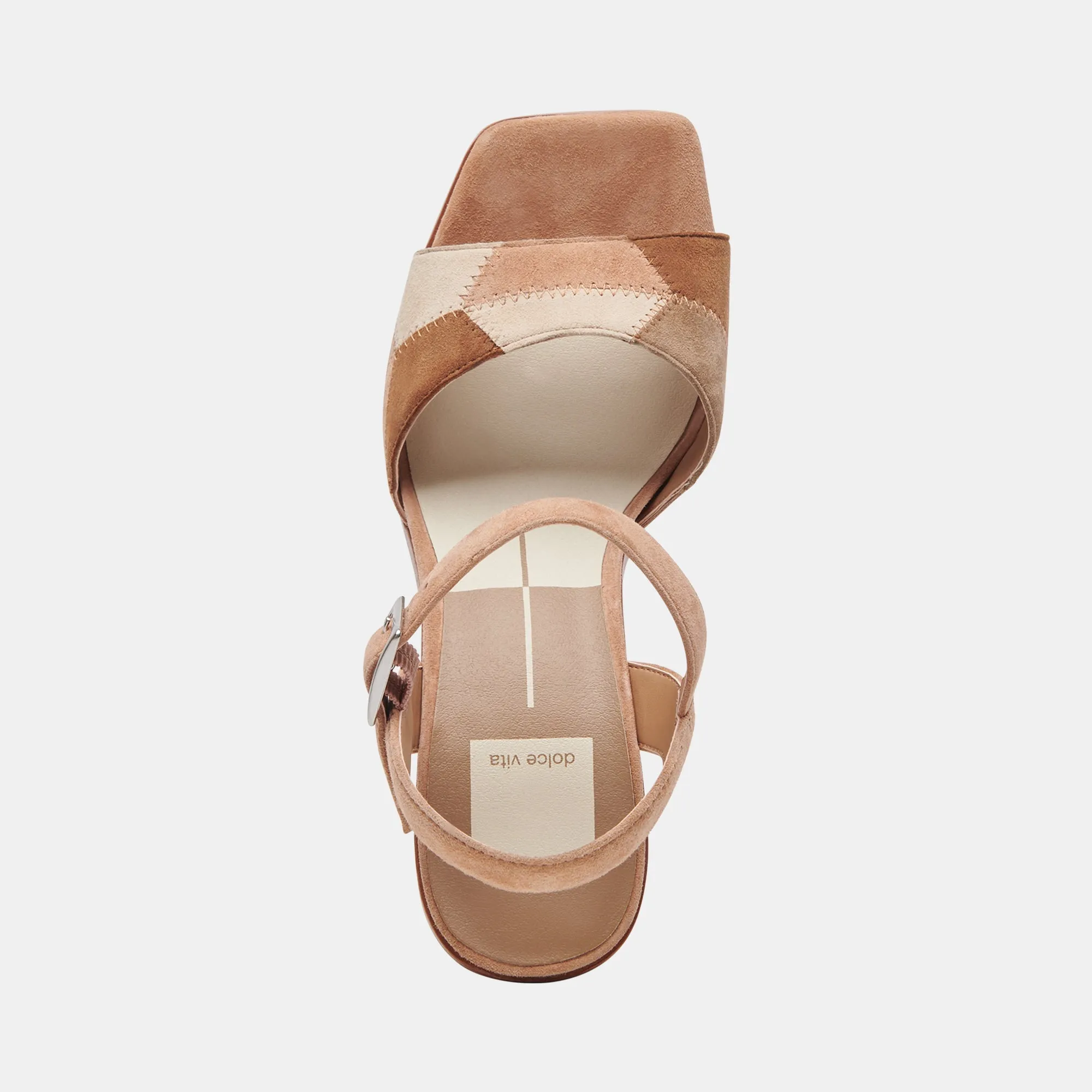 Dolce Vita Aubrey Heels in Brown Multi Suede