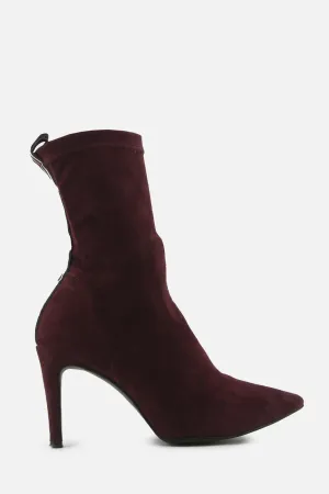 European Brand Stilettos Ankle Boots | Suede