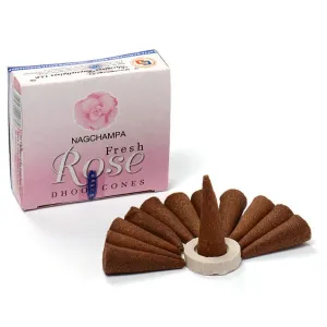 Fresh Rose Incense Cones