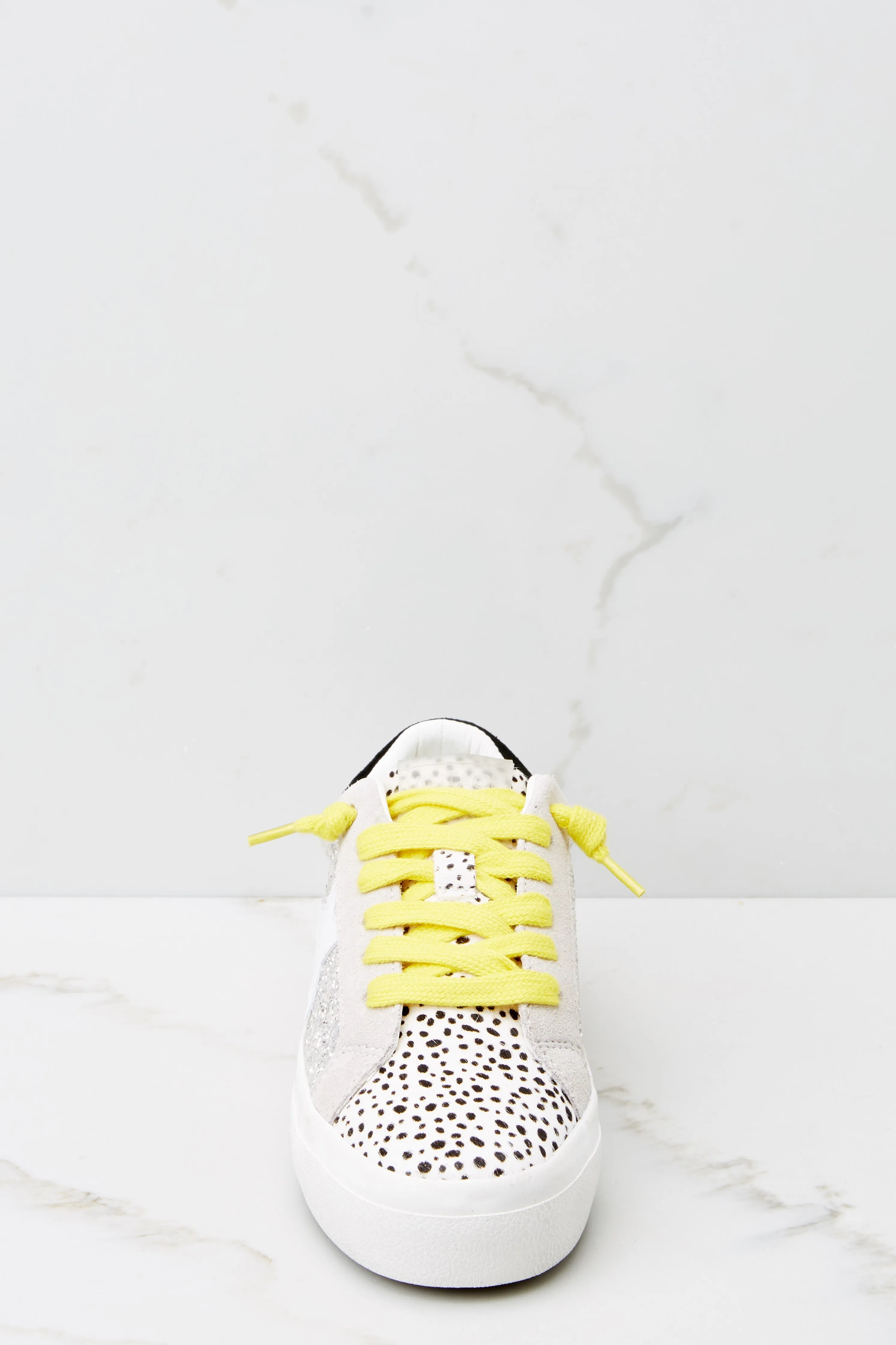 Hailey Washed Glitter Sneakers