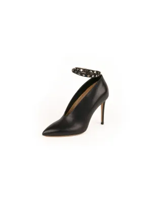 Leather Lark Booties - Black