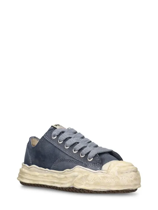 Mihara Yasuhiro   Hank canvas low top sneakers 