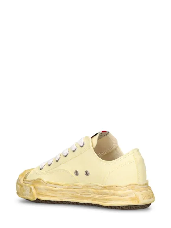 Mihara Yasuhiro   Hank canvas low top sneakers 