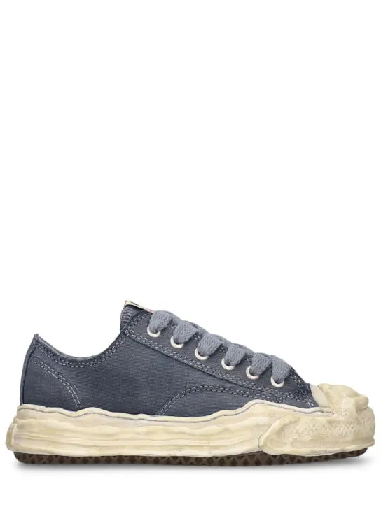 Mihara Yasuhiro   Hank canvas low top sneakers 