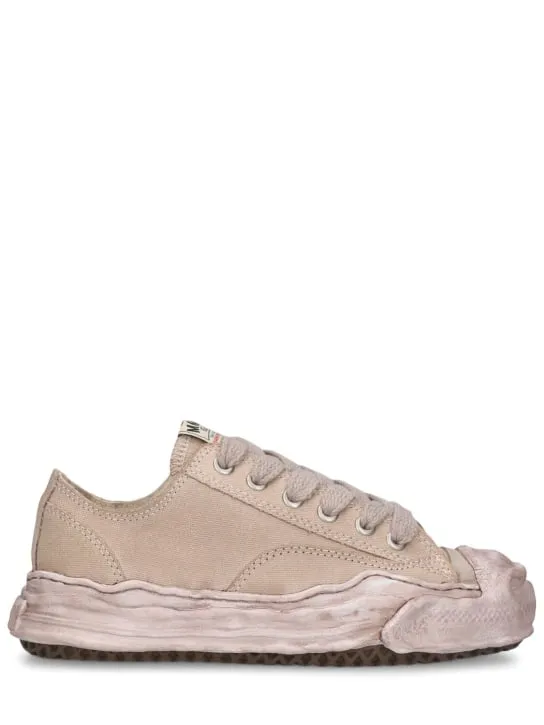 Mihara Yasuhiro   Hank canvas low top sneakers 