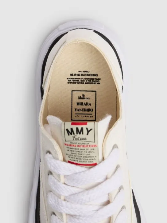 Mihara Yasuhiro   Peterson canvas low sneakers 