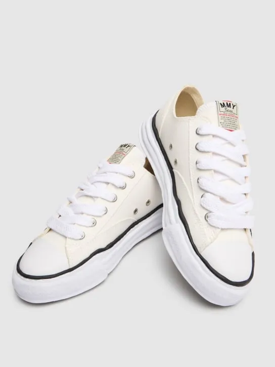 Mihara Yasuhiro   Peterson canvas low sneakers 