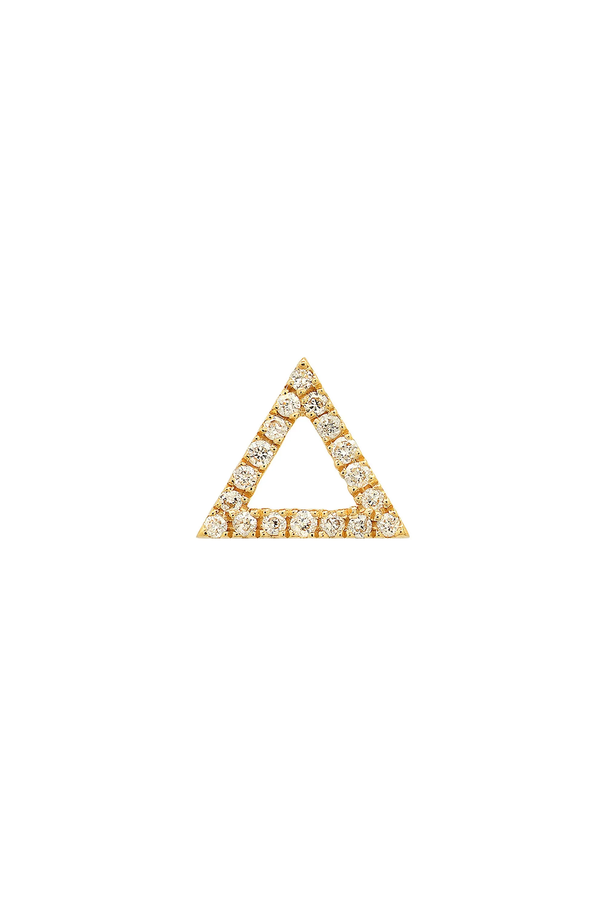 Mini Diamond Fire Element Earring
