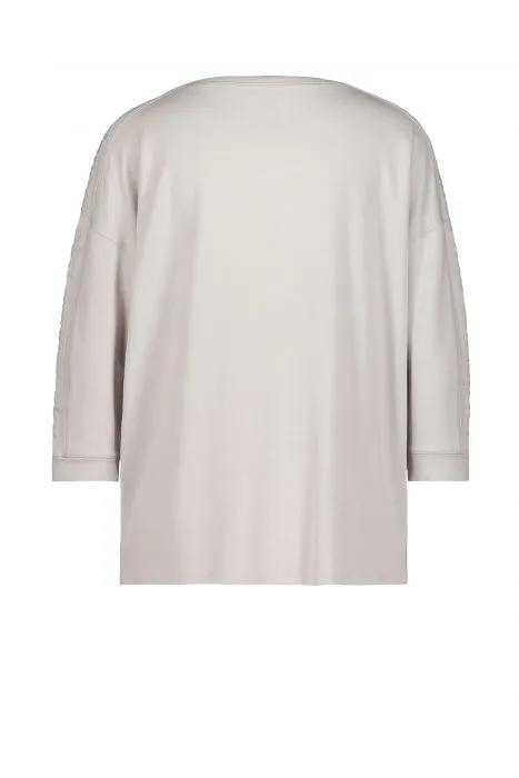 Monari shirt met foto- en tekstprint