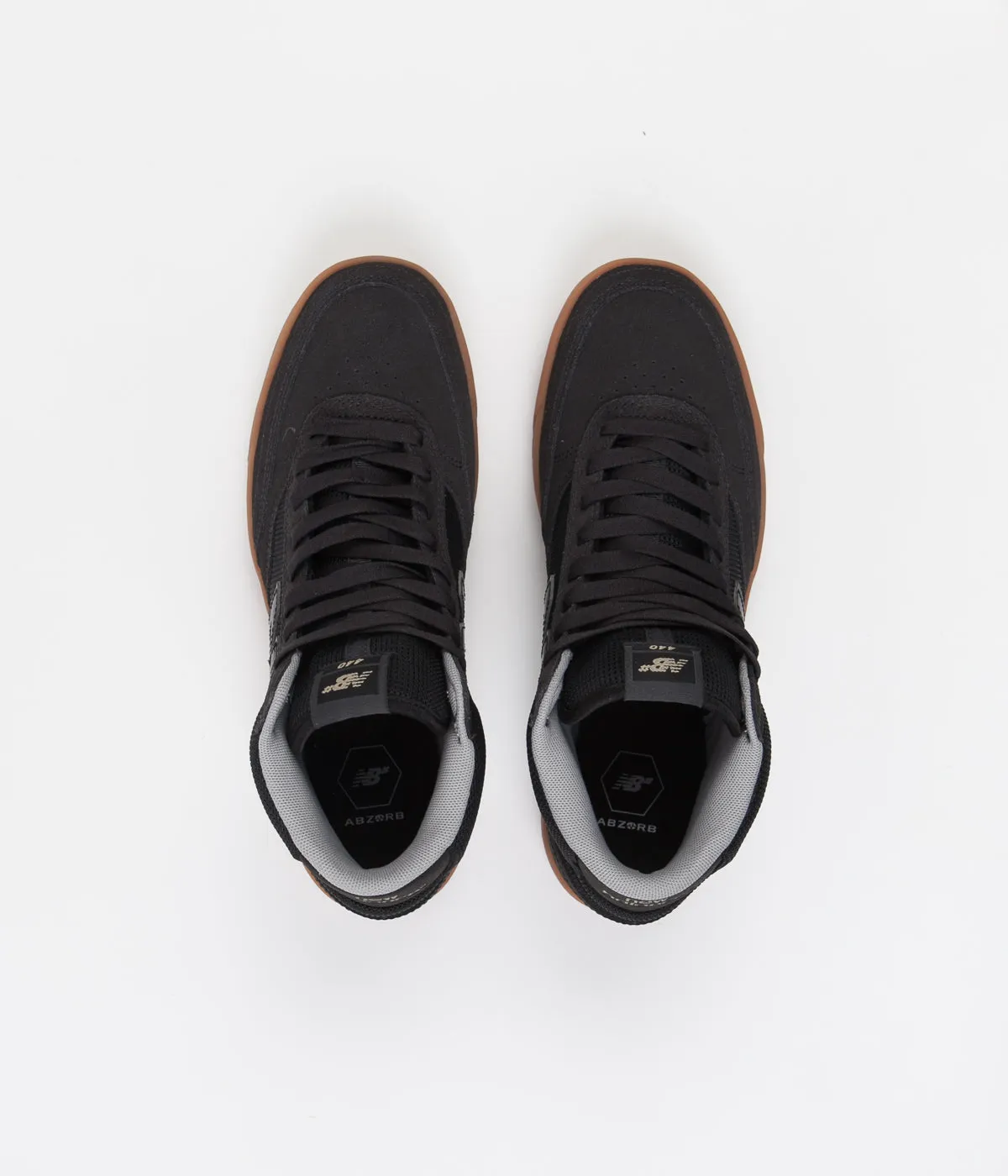 New Balance Numeric 440 Hi Shoes - Grey / Black