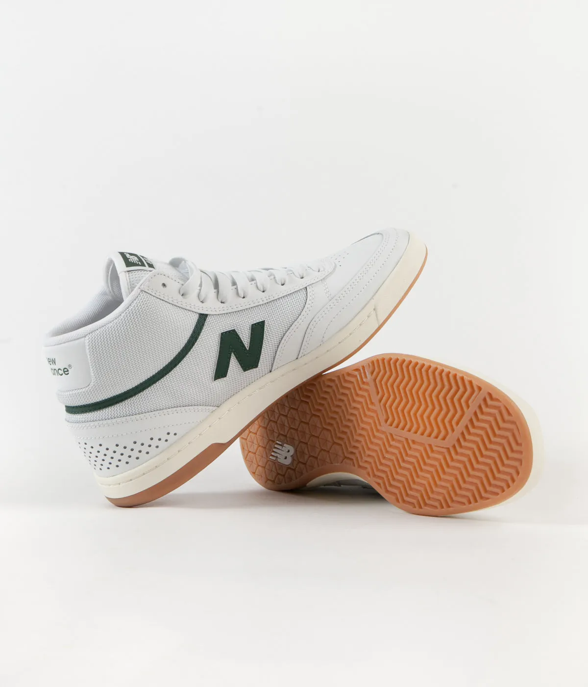 New Balance Numeric 440 Hi Shoes - White / Green