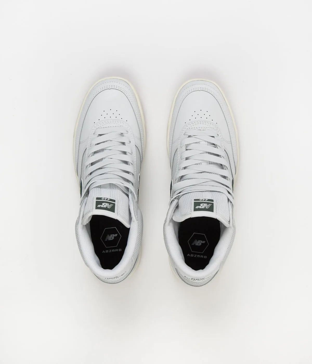 New Balance Numeric 440 Hi Shoes - White / Green