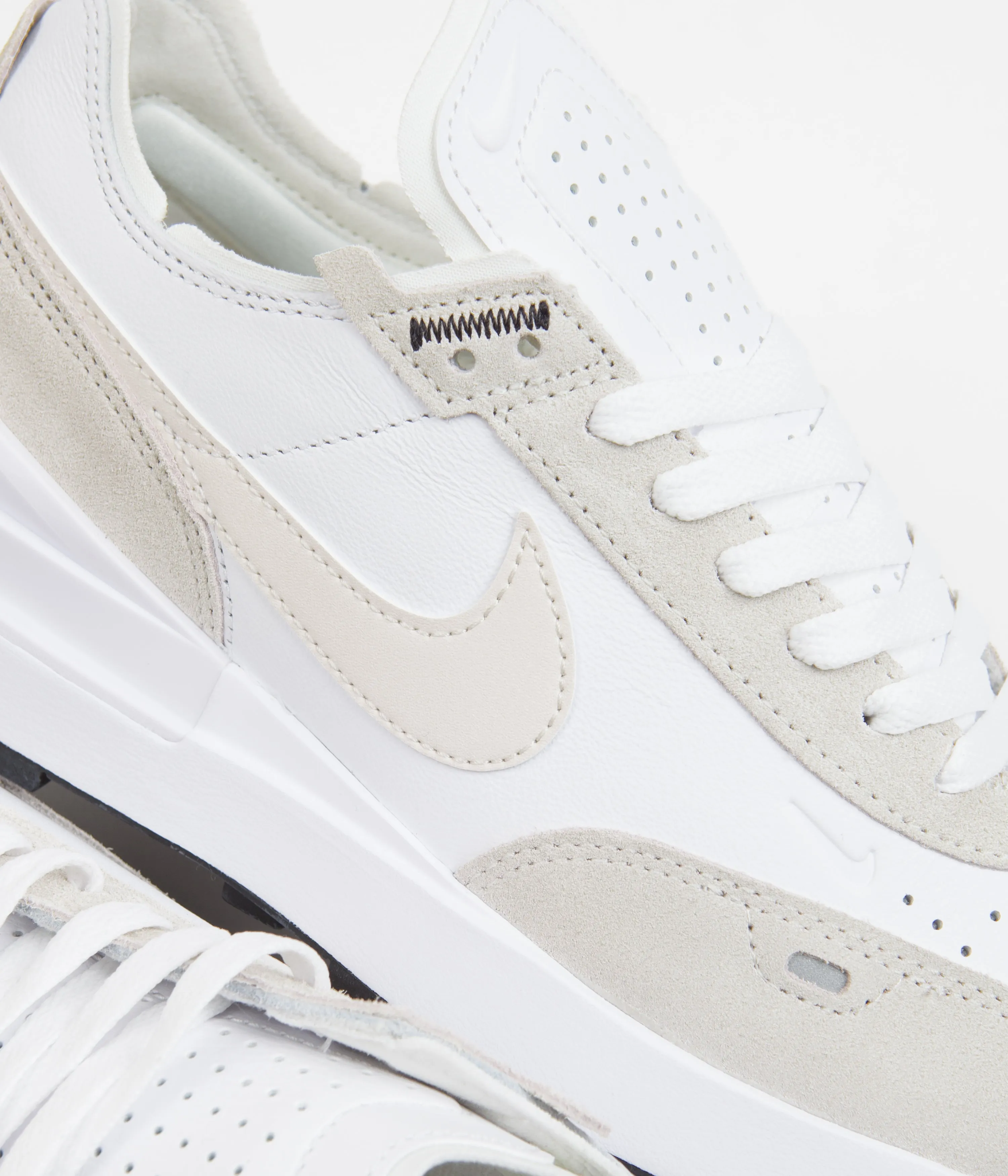 Nike Waffle One Leather Shoes - White / Phantom - Summit White - Black