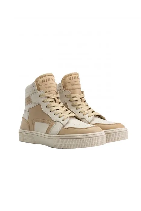 NIKKIE hoge sneaker met NIKKIE logo | Livia Sneakers