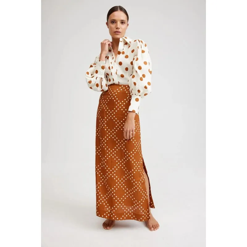 Nola Shirt | Milk & Cigar Dot