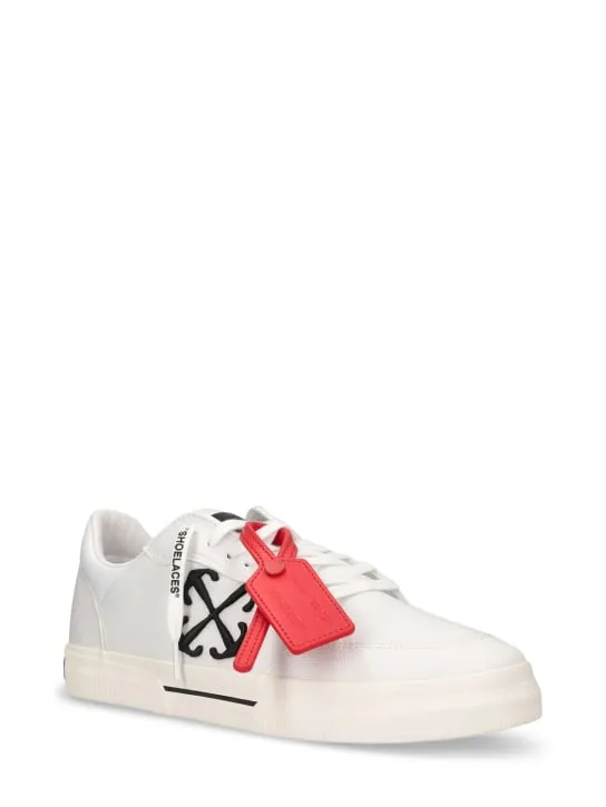 Off-White   New Low vulcanized canvas sneakers 