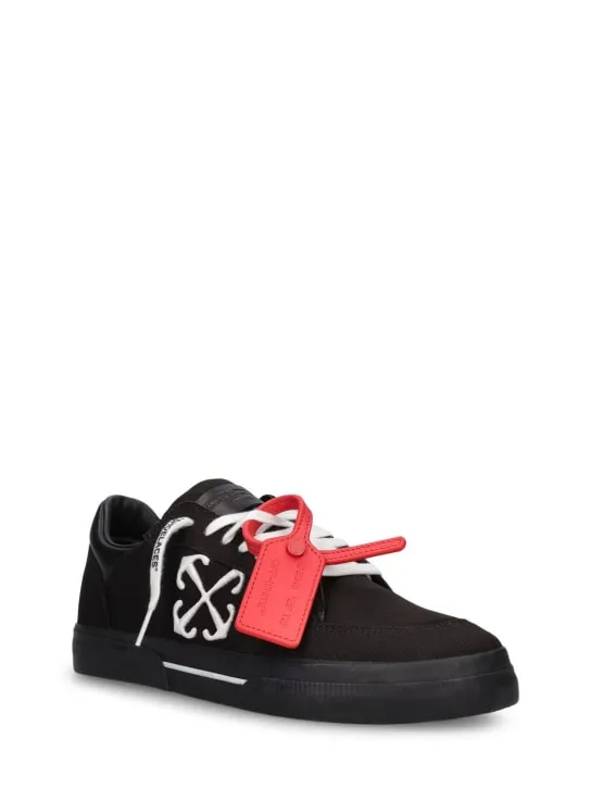 Off-White   New Low vulcanized canvas sneakers 