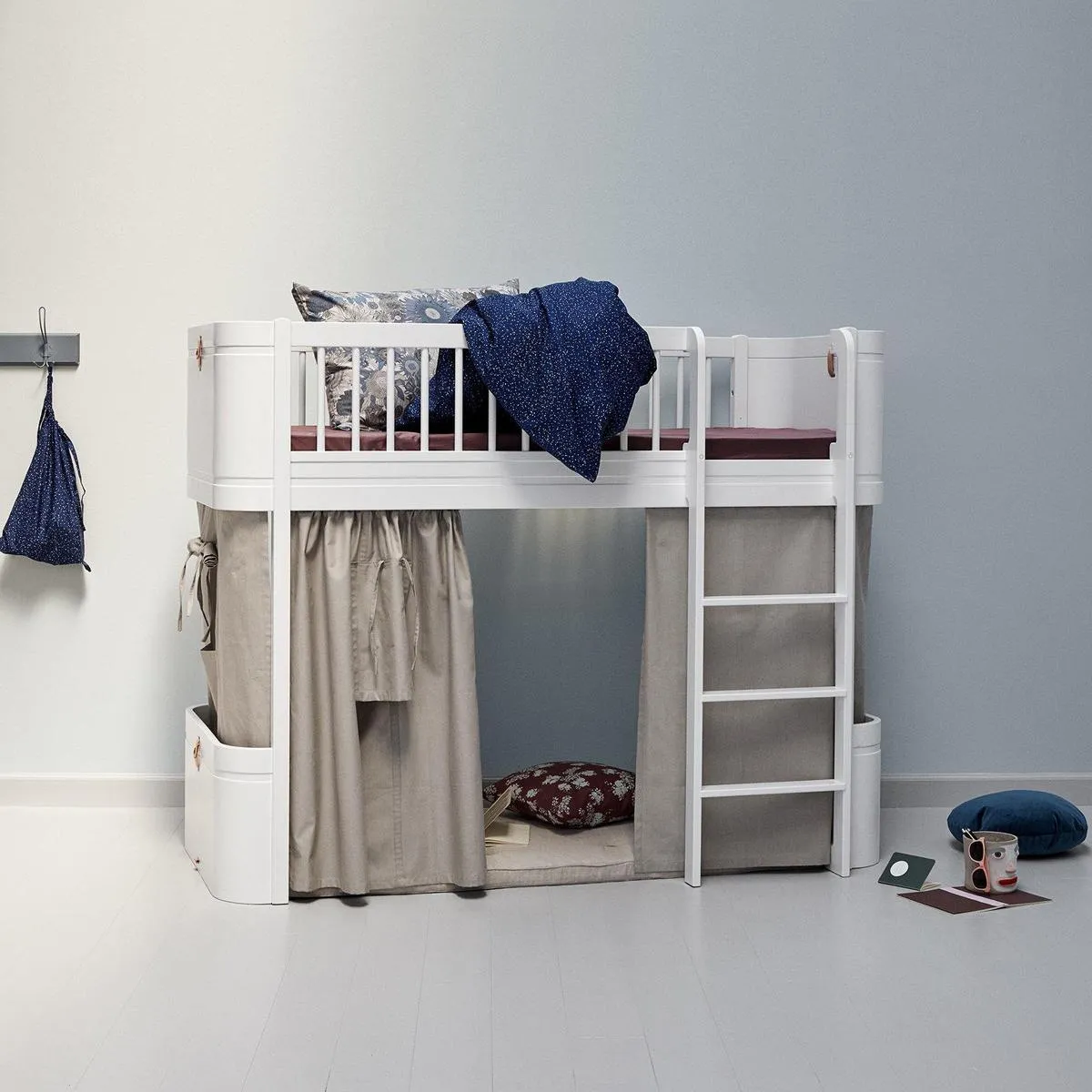 Oliver, CURTAIN FOR WOOD MINI  LOW LOFT BED