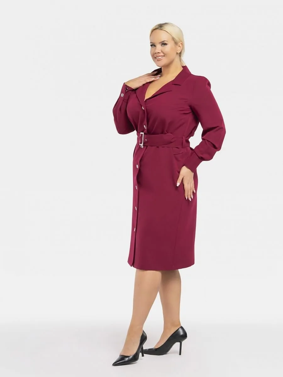Plus size dress model 193902 Karko