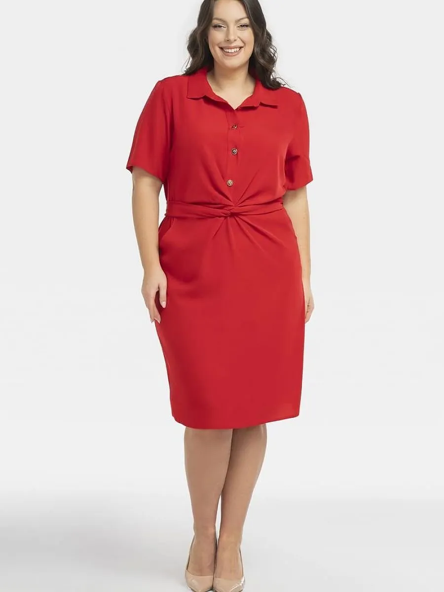 Plus size dress model 197776 Karko