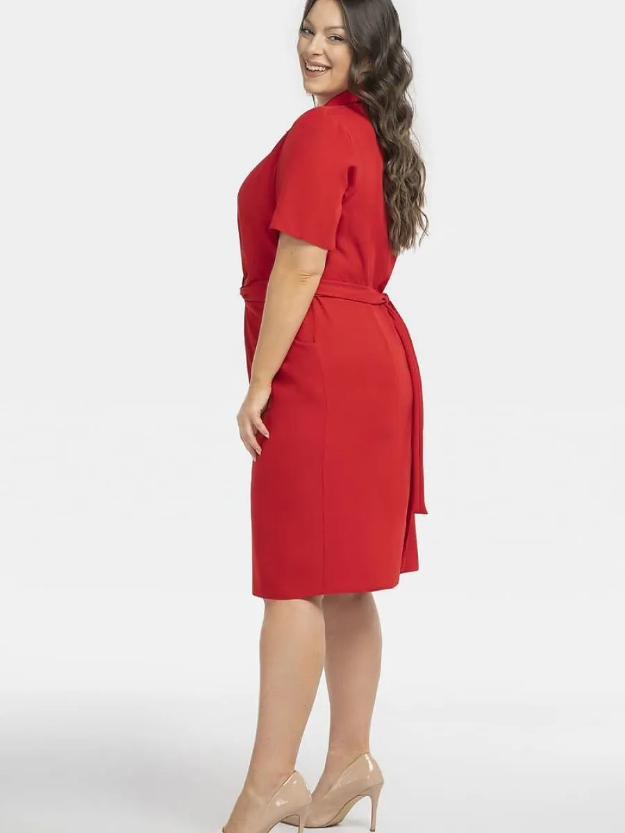 Plus size dress model 197776 Karko