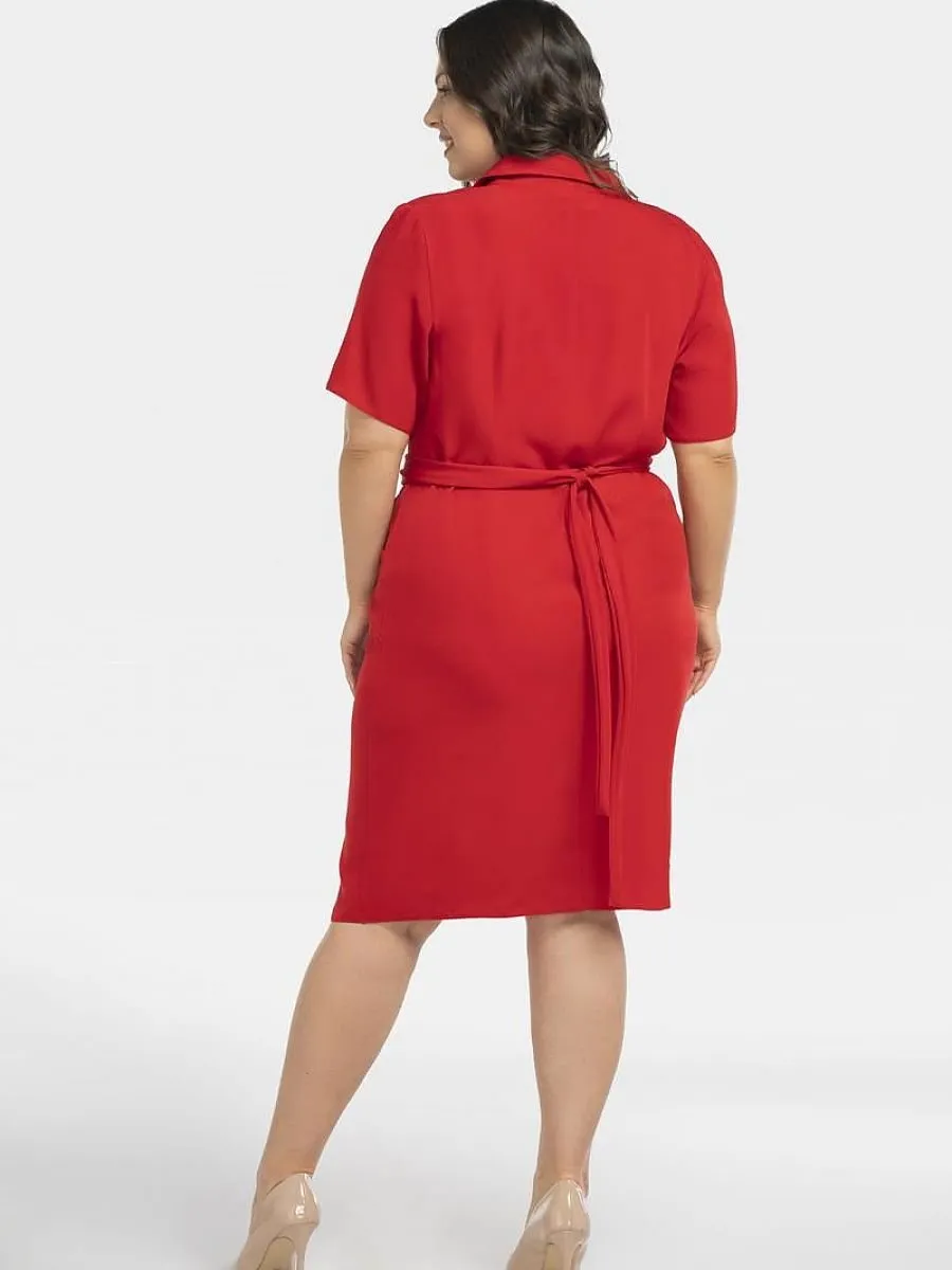 Plus size dress model 197776 Karko