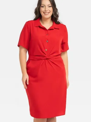 Plus size dress model 197776 Karko