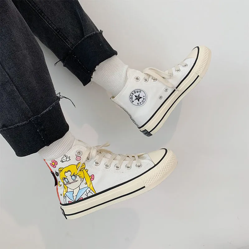 Sailor Moon Hand-painted Shoes AD11036