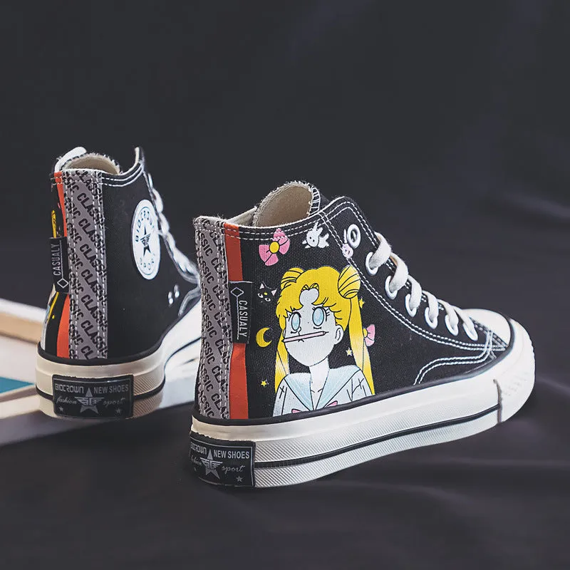 Sailor Moon Hand-painted Shoes AD11036