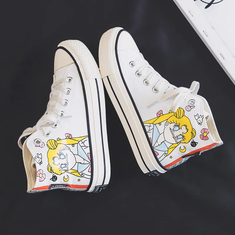 Sailor Moon Hand-painted Shoes AD11036