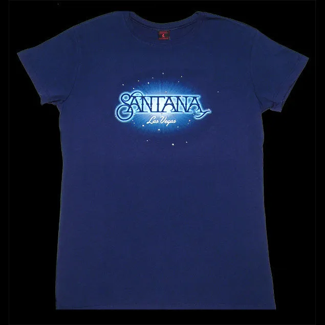 Santana Supernatural - Rhinestone Junior's Fitted Tee