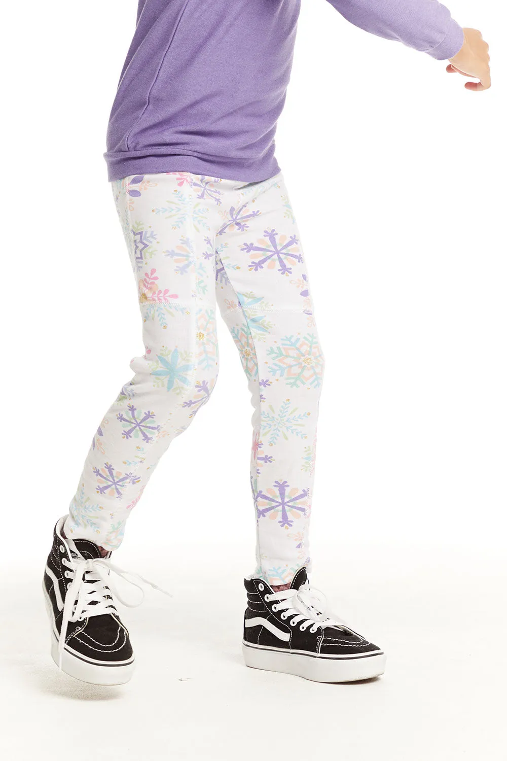 Seamed Panel Snowflake Jogger